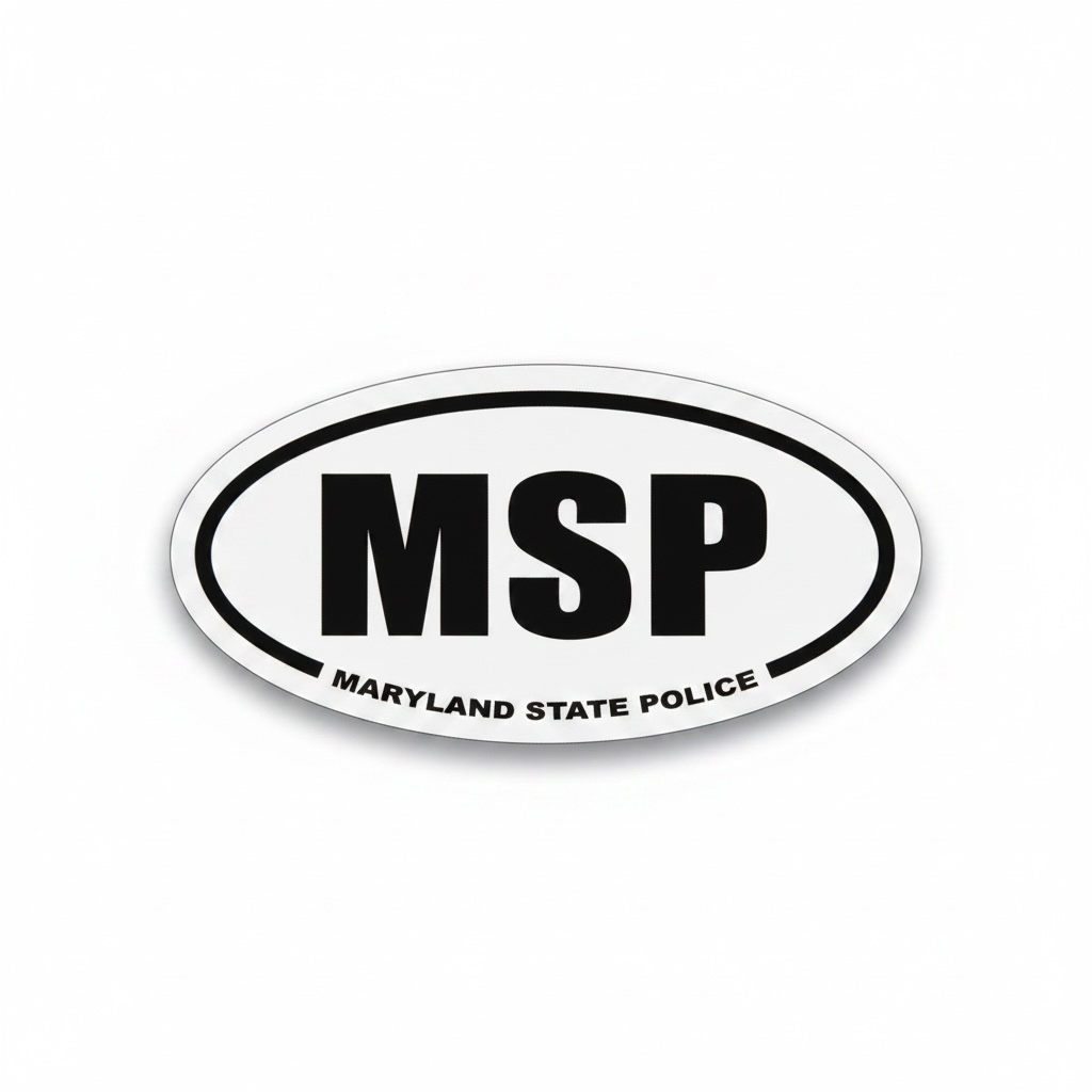 MSP Oval Magnet