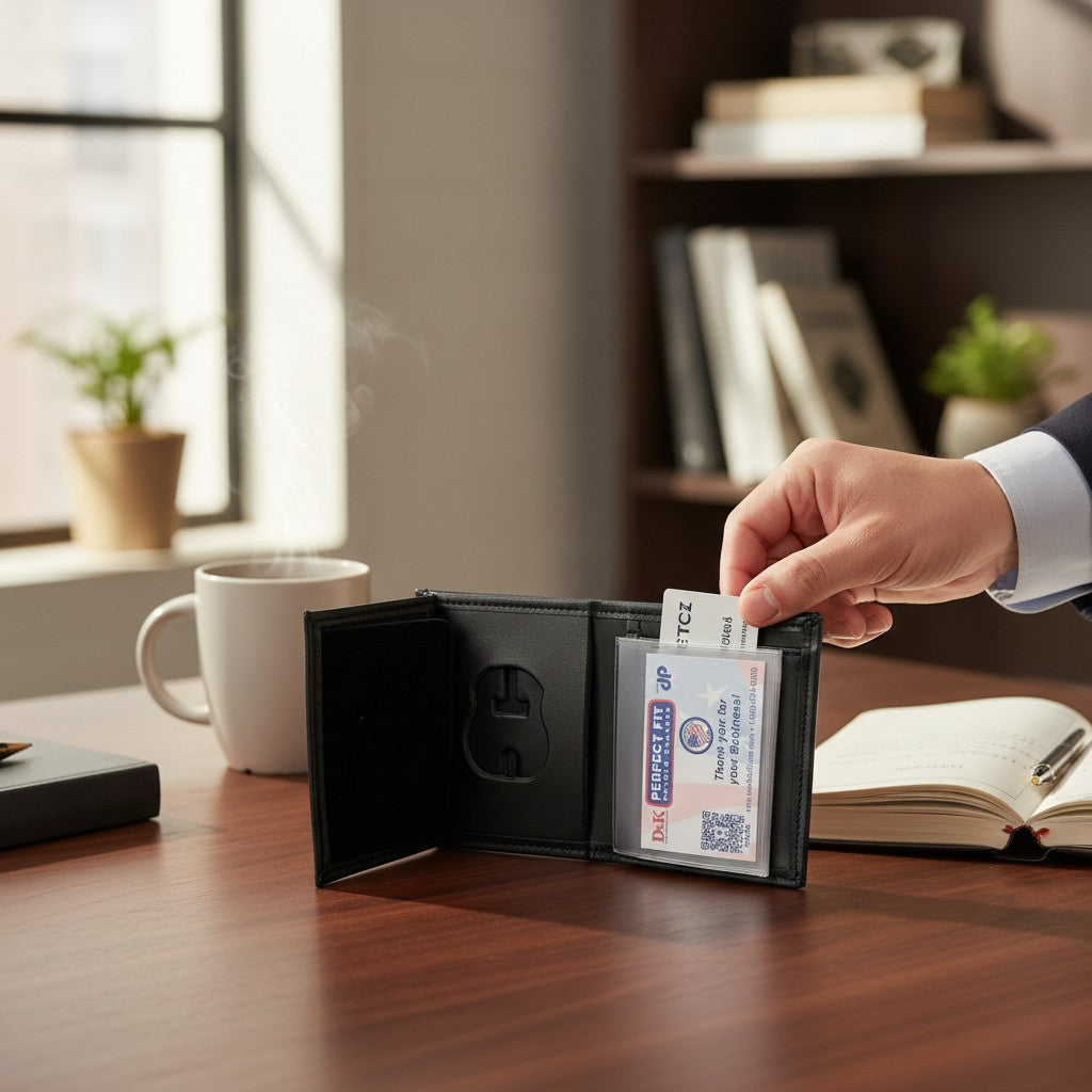 Recessed Badge Wallet