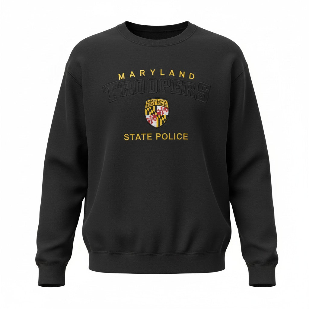 Black Sweatshirt Full embroidered