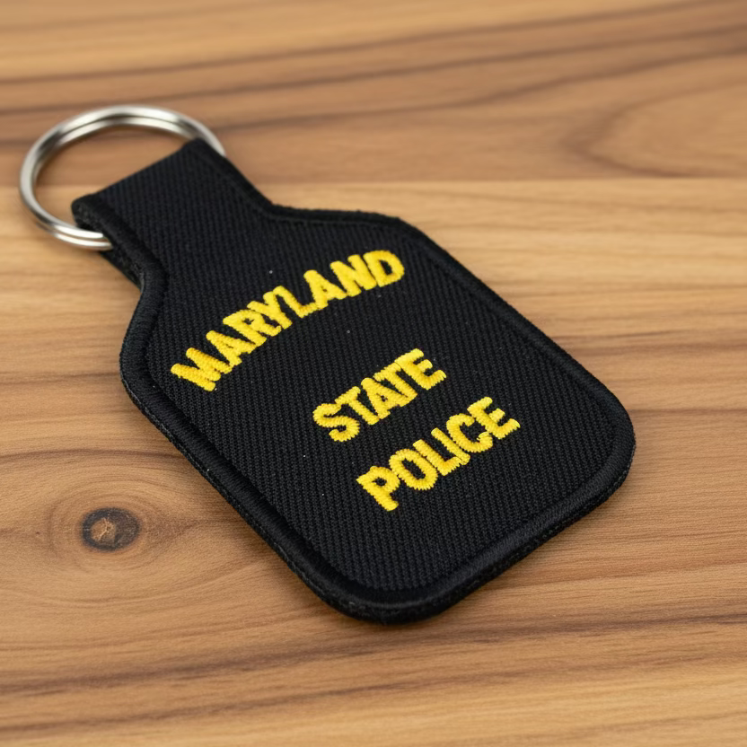 Embroidered Key Fob