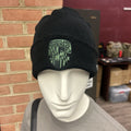 Black Knit Cap - Subdued Pat
