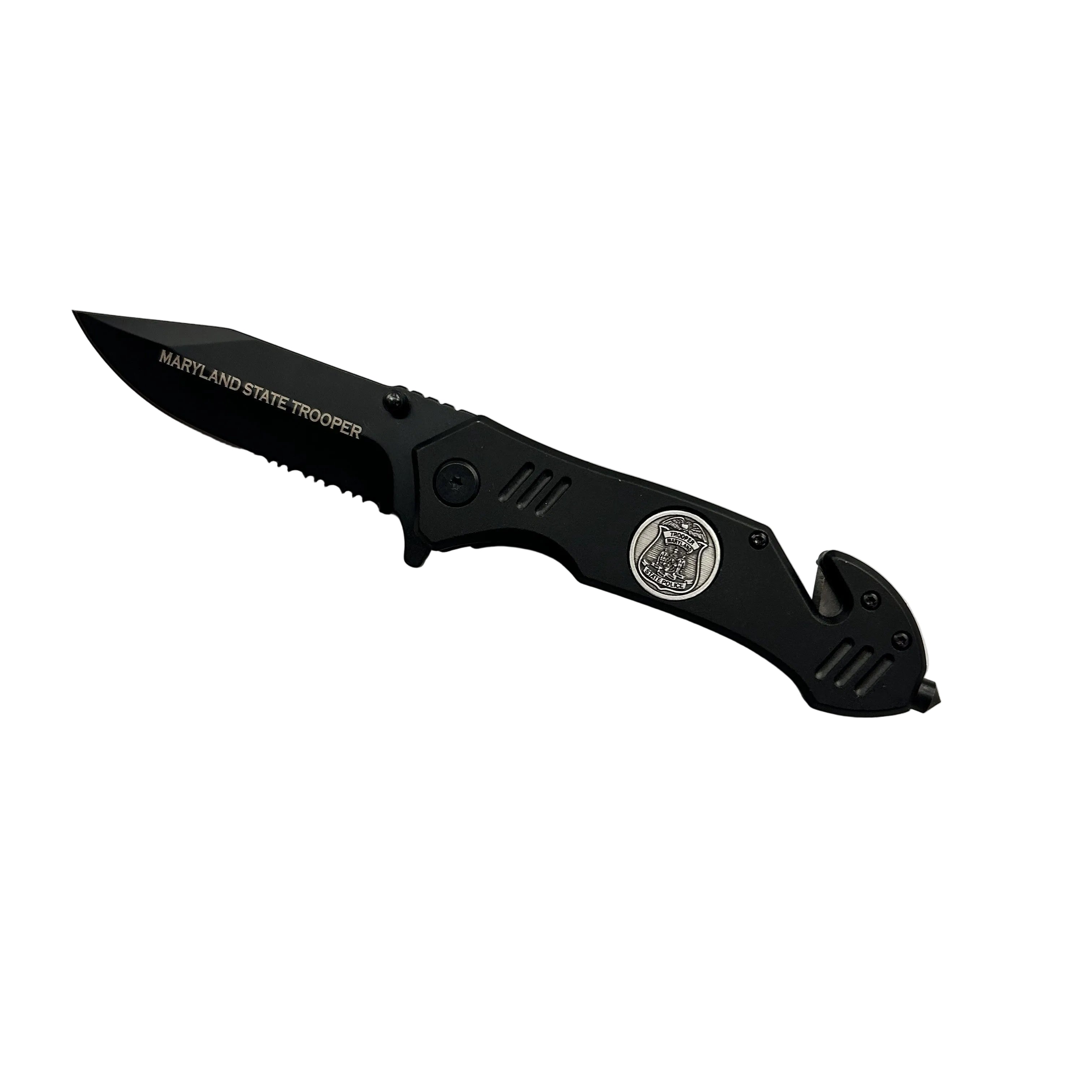 Knife badge pewter