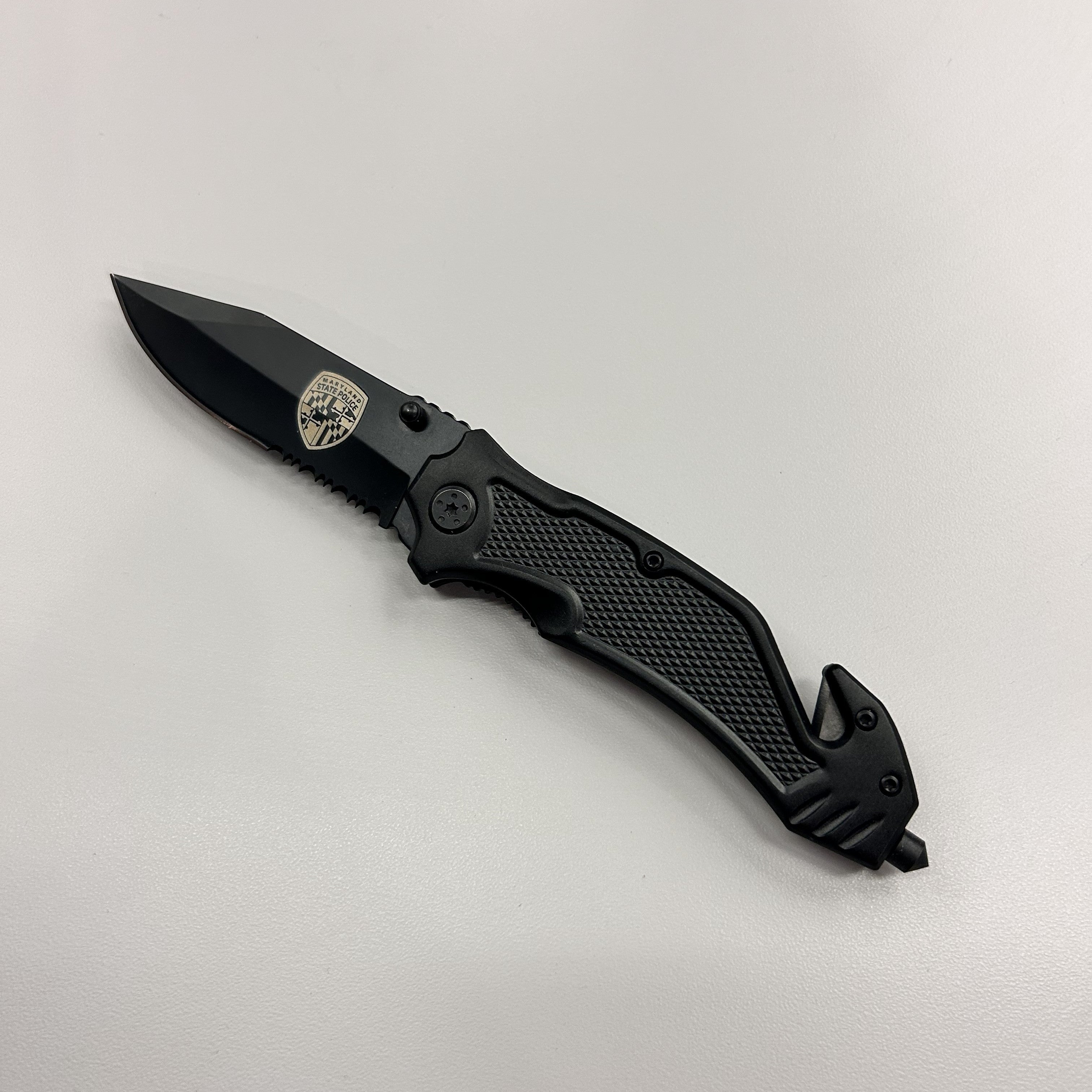 Lock Blade Rescue Tool w/Badge