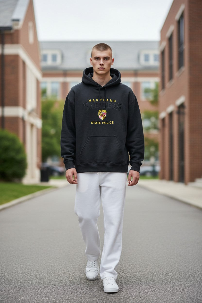 Heavy Hoodie embroidered Sweatshirt