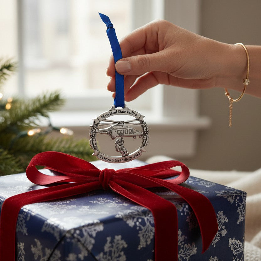 Helicopter Holiday Ornament-2025
