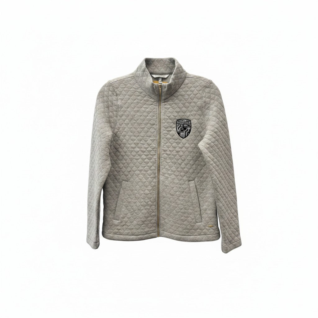Woman's Quilted Full zip jacket