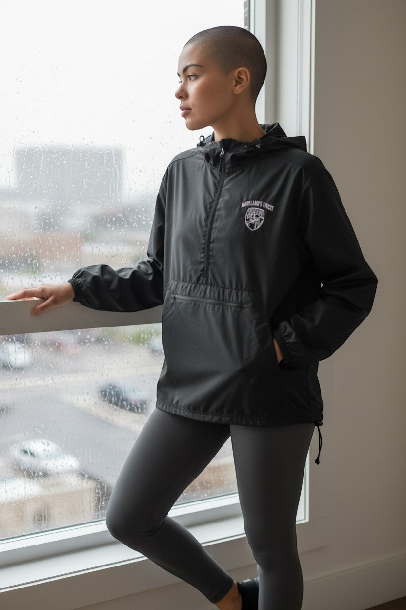 Wind bracker hooded